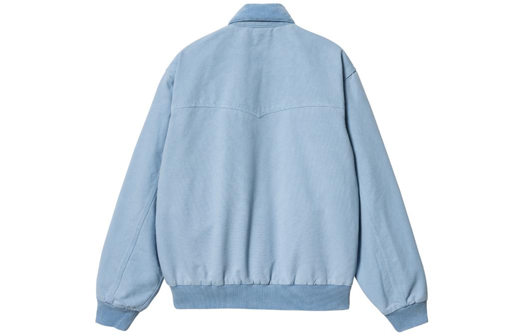 Carhartt WIP OG Santa Fe Jacket Blue Unisex Zip-Up Collar Jacket. i030288-1hf-fh 圖 3