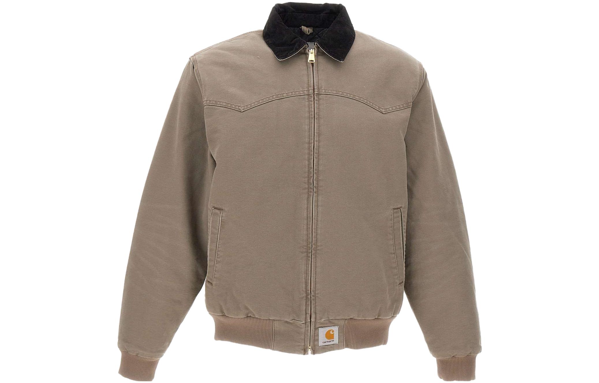 Carhartt WIP OG SAnta Fe Jacket Classic Khaki Zip Up Long Sleeve Outerwear I031198-1SA-3K