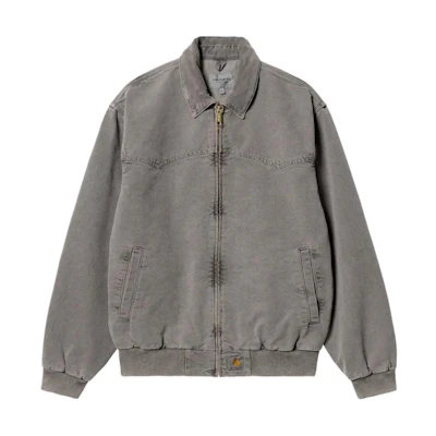 Carhartt WIP OG Santa Fe Jacket Grey - Vintage Retro Warm Jacket. I030288-89-FH