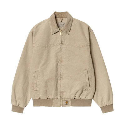 Carhartt WIP OG Santa Fe Jacket Khaki Workwear Quilted Cotton Flight Jacket I030288.0ME.FH