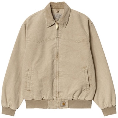 Carhartt WIP OG Santa Fe Jacket Khaki Workwear Quilted Cotton Flight Jacket I030288.0ME.FH Order Carhartt WIP OG Santa Fe Jacket Khaki Workwear Quilted Cotton Flight Jacket I030288.0ME.FH