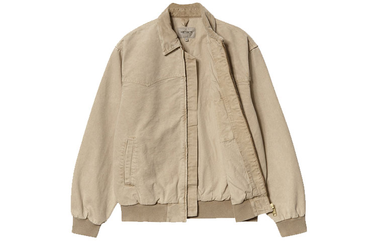 Shop Carhartt WIP OG Santa Fe Jacket Khaki Workwear Quilted Cotton  Flight Jacket I030288.0ME.FH