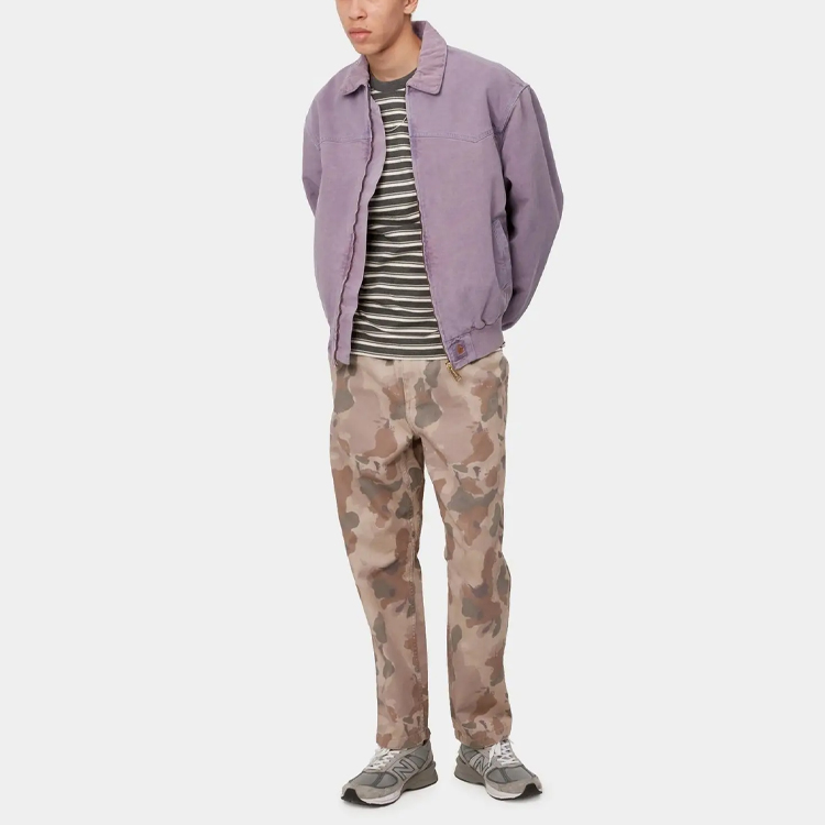 Shop Carhartt WIP OG Santa Fe 紫色夹克 - 男士工装绗缝拉链外套. I030288-0NR-FH