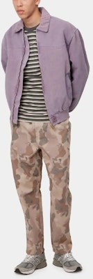 Carhartt WIP OG Santa Fe 紫色夹克 - 男士工装绗缝拉链外套. I030288-0NR-FH Shop Carhartt WIP OG Santa Fe 紫色夹克 - 男士工装绗缝拉链外套. I030288-0NR-FH