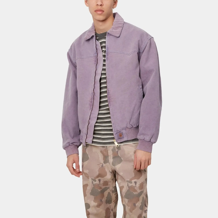 Purchase Carhartt WIP OG Santa Fe 紫色夹克 - 男士工装绗缝拉链外套. I030288-0NR-FH