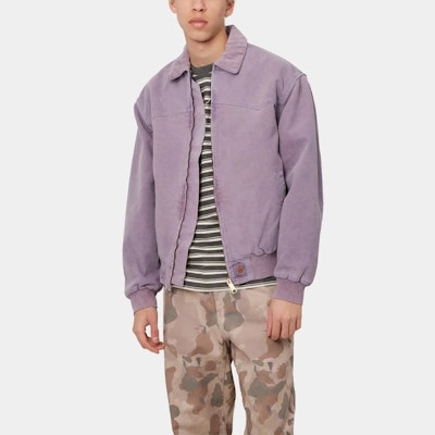 Carhartt WIP OG Santa Fe 紫色夹克 - 男士工装绗缝拉链外套. I030288-0NR-FH Purchase Carhartt WIP OG Santa Fe 紫色夹克 - 男士工装绗缝拉链外套. I030288-0NR-FH