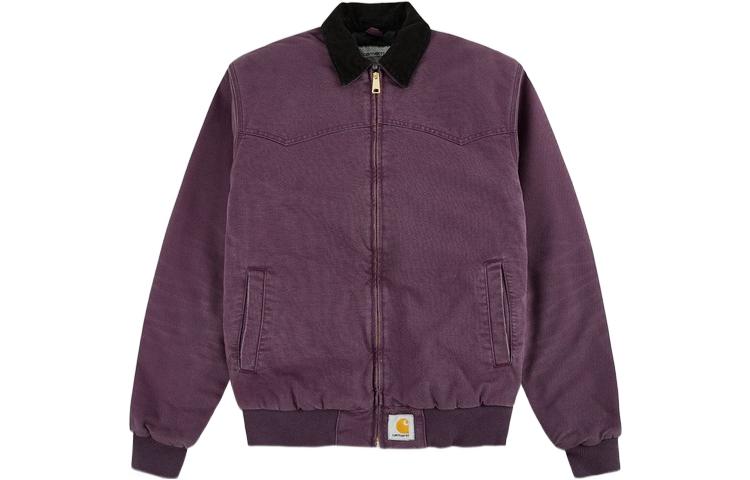 Carhartt WIP OG SAnta Fe Quilted Canvas Logo Jacket Purple - I031198-0ZD-3K