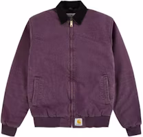Carhartt WIP OG SAnta Fe Quilted Canvas Logo Jacket Purple - I031198-0ZD-3K Carhartt WIP OG SAnta Fe Quilted Canvas Logo Jacket Purple - I031198-0ZD-3K