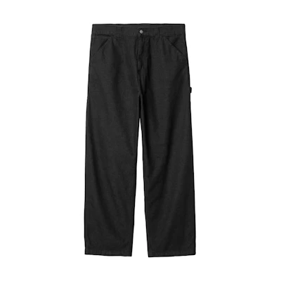 Carhartt WIP OG Single Knee Pant Black Relaxed Straight-Leg Jeans. I033338-89-06