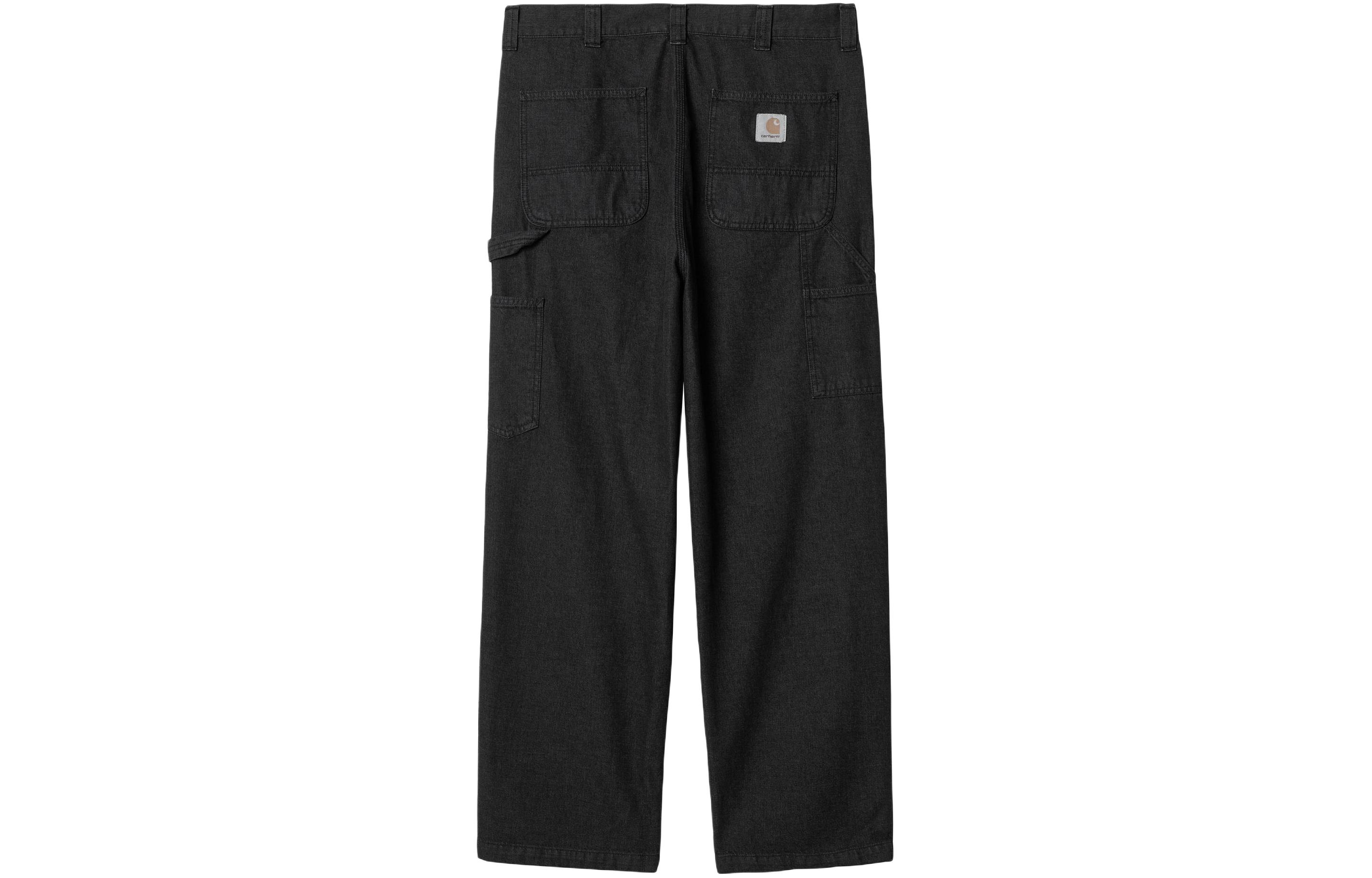 Lookbook Carhartt WIP OG Single Knee Pant Hitam Seluar Jeans Potongan Lurus Santai. I033338-89-06