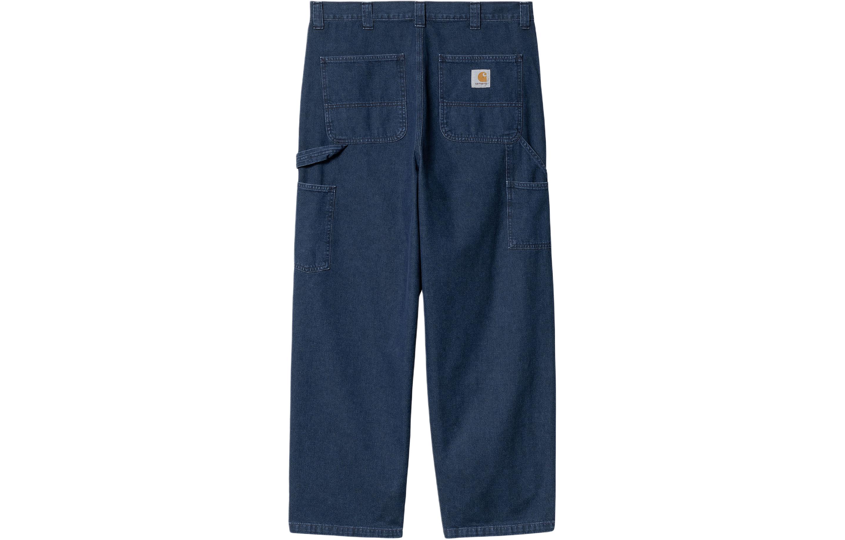 Lookbook Carhartt WIP OG Seluar Denim Potongan Longgar Lutut Tunggal Biru Gelap Lelaki. I033338-01-06