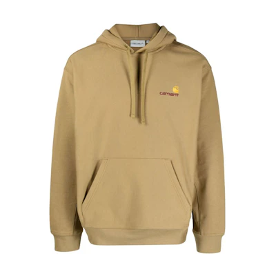 Carhartt WIP Olive Green Loose-Fit Sweatshirt with Logo Print I028279-1N3-XX