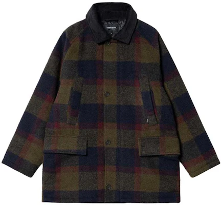 Carhartt WIP 橄欖綠格紋領扣式長袖外套 I0322551Q4XX Buy Carhartt WIP 橄欖綠格紋領扣式長袖外套 I0322551Q4XX