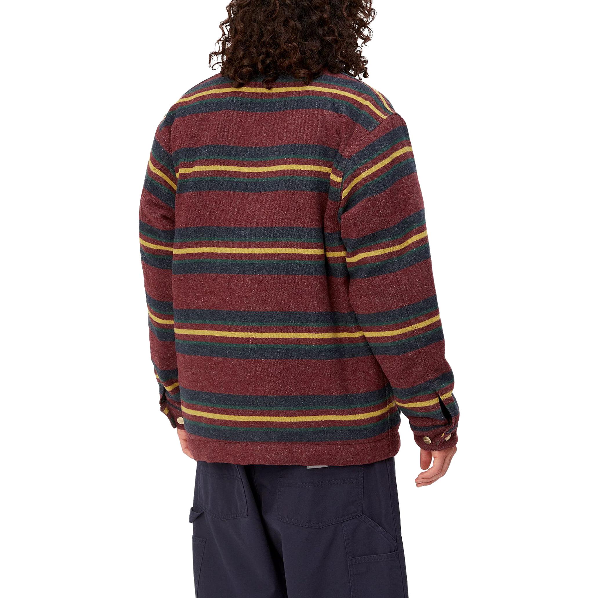 Details for カーハート WIP オレゴン レッド ストライプ ボタンアップ 長袖ジャケット メンズ アウター I032254-1PH-XX