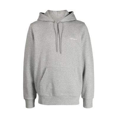 Carhartt WIP Oversized Logo Hoodie Unisex Pullover - Grey I031243-00D-XX