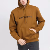 Lookbook Carhartt WIP Oversized Sweatshirt with Embroidered Logo Brown I030230-08W-XX
