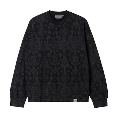 Carhartt WIP Paisley Crewneck Sweatshirt Black I031045-0Y1-XX