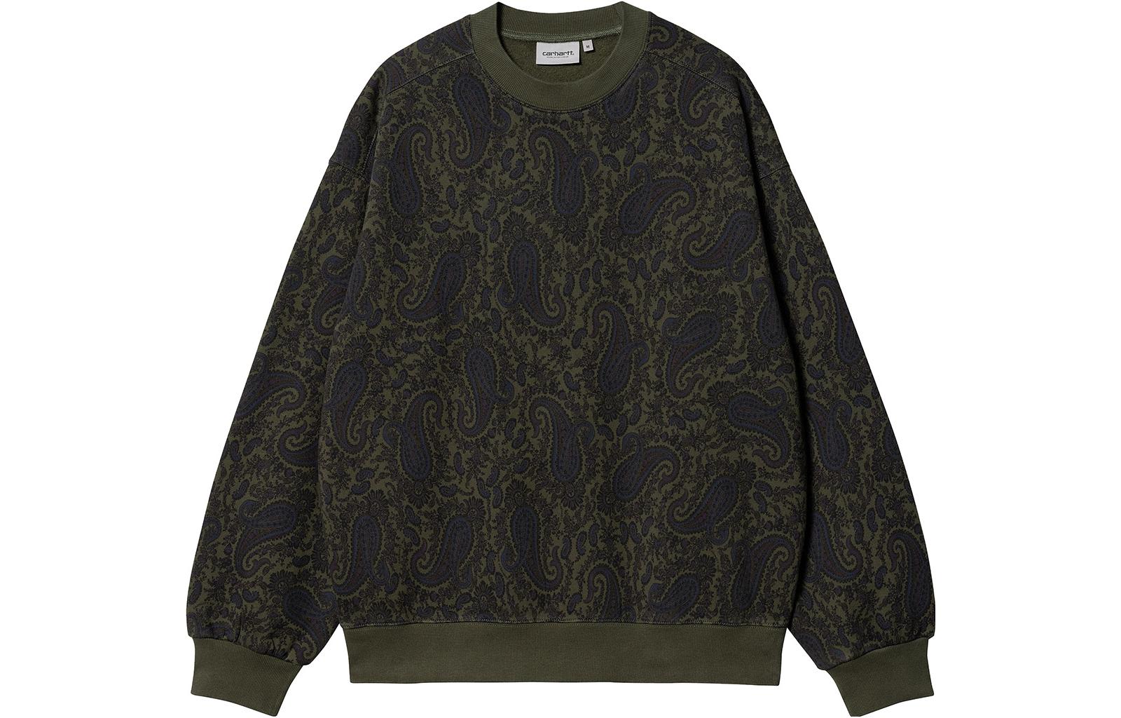 Carhartt WIP Paisley Graphic Long Sleeve Sweatshirt Green () I032431-1SB-XX