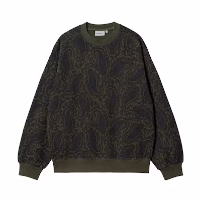 Carhartt WIP Paisley Graphic Long Sleeve Sweatshirt Green () I032431-1SB-XX