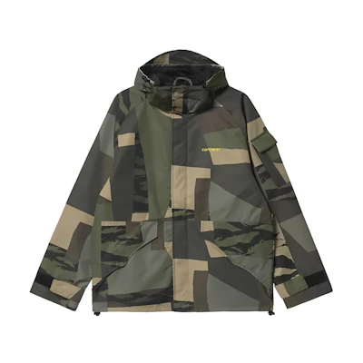 Carhartt WIP Patchwork Camo Hooded Jacket Multicolor I030263-CAMO