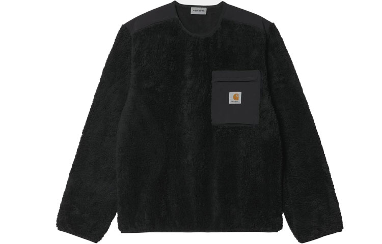 Carhartt WIP Patchwork Fleece Sweatshirt Unisex Black I029569-89-XX