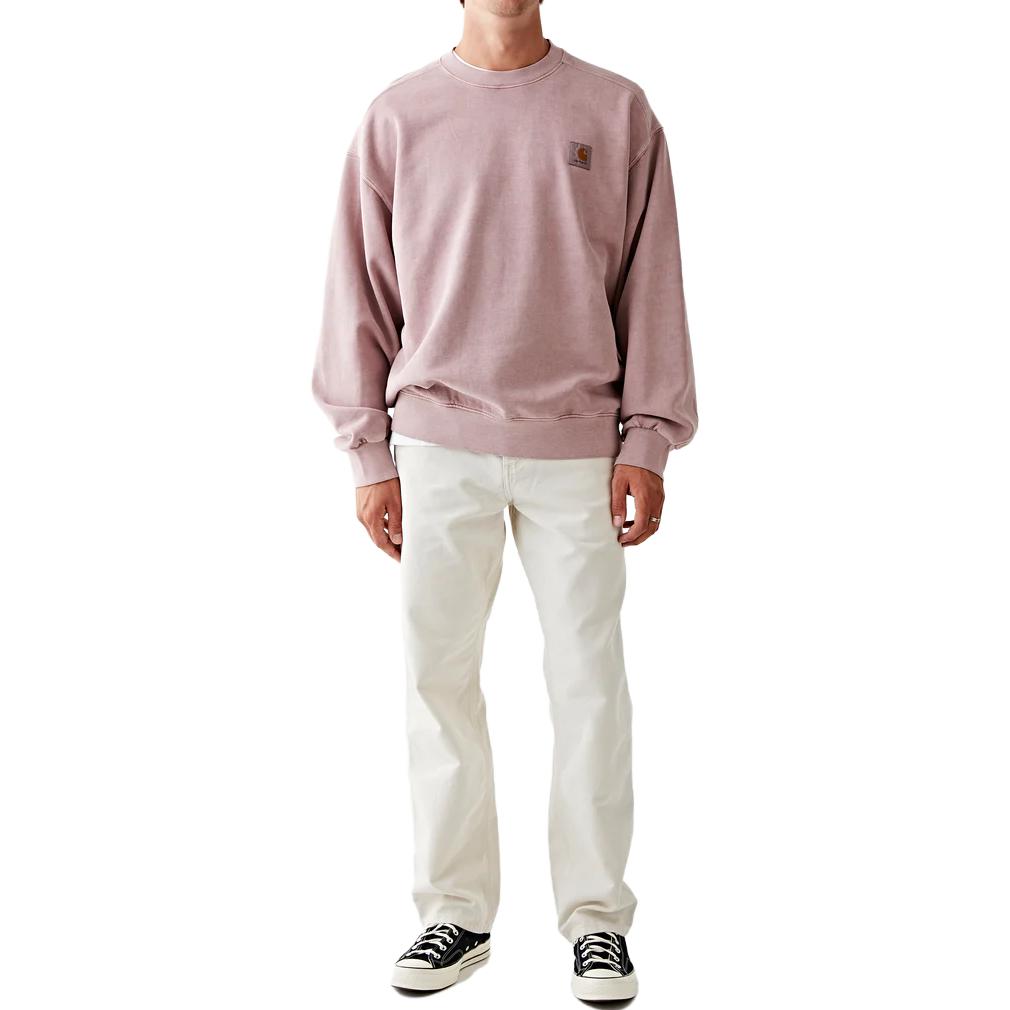 Shop Sudadera Rosa Carhartt WIP de Manga Larga con Logo I0295221-NJ-GD