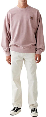 Sudadera Rosa Carhartt WIP de Manga Larga con Logo I0295221-NJ-GD Shop Sudadera Rosa Carhartt WIP de Manga Larga con Logo I0295221-NJ-GD