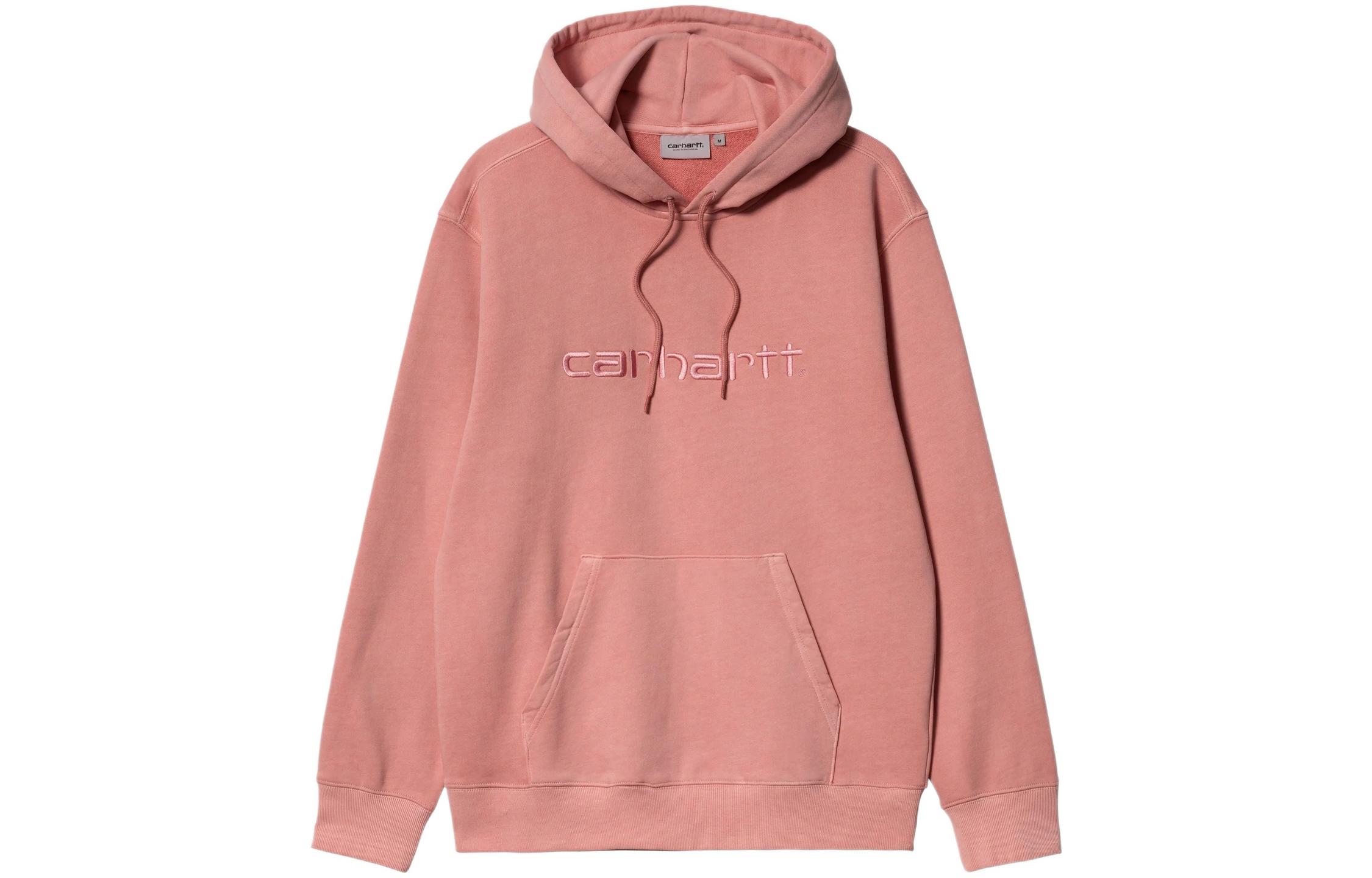 Carhartt WIP Pink Hoodie with Embroidered Logo for Men I030145-0NX-XX