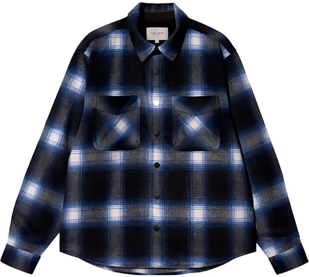 Carhartt WIP 藍色格紋針織襯衫夾克 I032209-1PO-XX Buy Carhartt WIP 藍色格紋針織襯衫夾克 I032209-1PO-XX