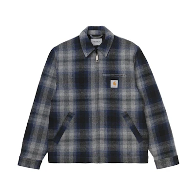 Carhartt WIP Plaid Collar Jacket Blue 1028295