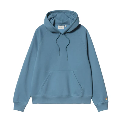 Carhartt WIP Plain Blue Hoodie Long Sleeve Casual Sweatshirt I028392-0O6-XX