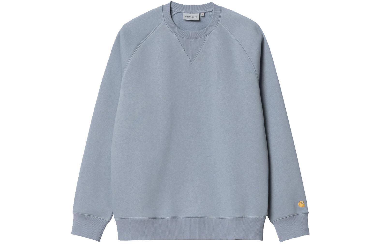 Carhartt WIP Plain Crewneck Raglan Long Sleeve Sweatshirt Grey () I026383-1R2-XX