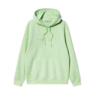 Carhartt WIP Plain Embroidered Logo Hoodie Green Mens I030145-0NM-XX