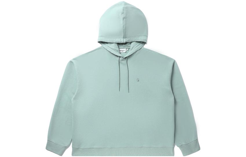 Carhartt WIP Plain Green Pullover Hoodie Unisex CHXSWI030967J-GRL