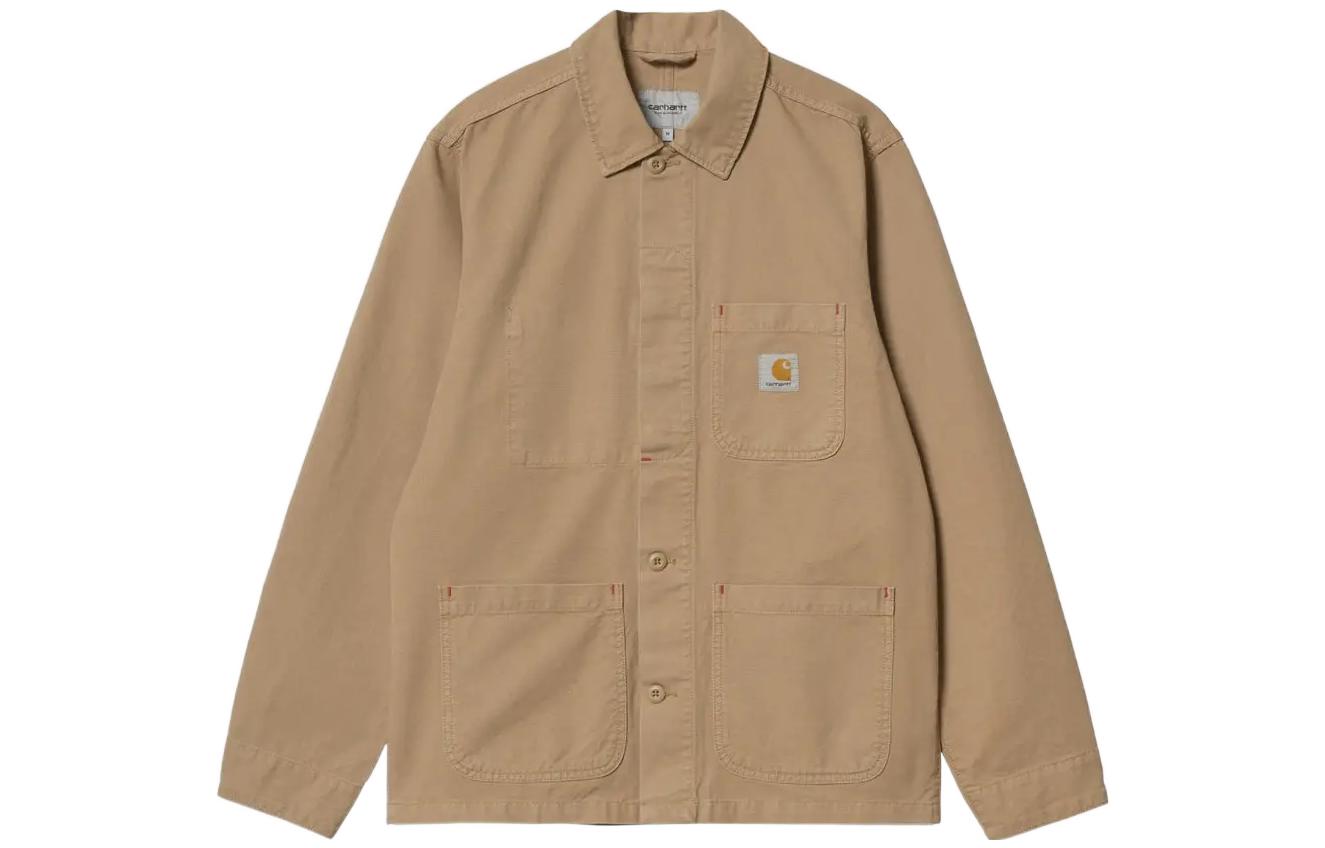 Carhartt WIP Plain Logo Casual Jacket Khaki I029119-NO-GD