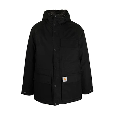 Carhartt WIP Plain Logo Patch Zip-Up Hoodie Jacket I030828-00E-XX