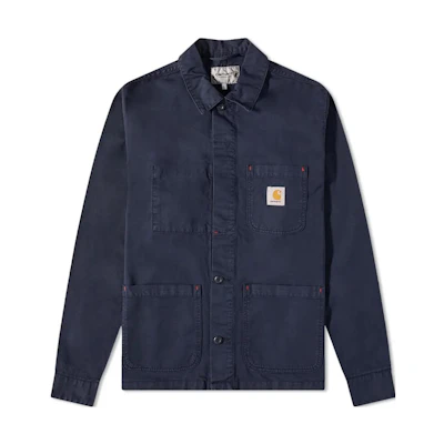 Carhartt WIP Plain Pocket Logo Long-Sleeve Jacket Blue () I02911-900-01