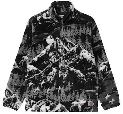 Carhartt WIP Plains Liner 黑色抓绒外套 拉链长袖夹克外套 I029457-0HG-XX Order Carhartt WIP Plains Liner 黑色抓绒外套 拉链长袖夹克外套 I029457-0HG-XX