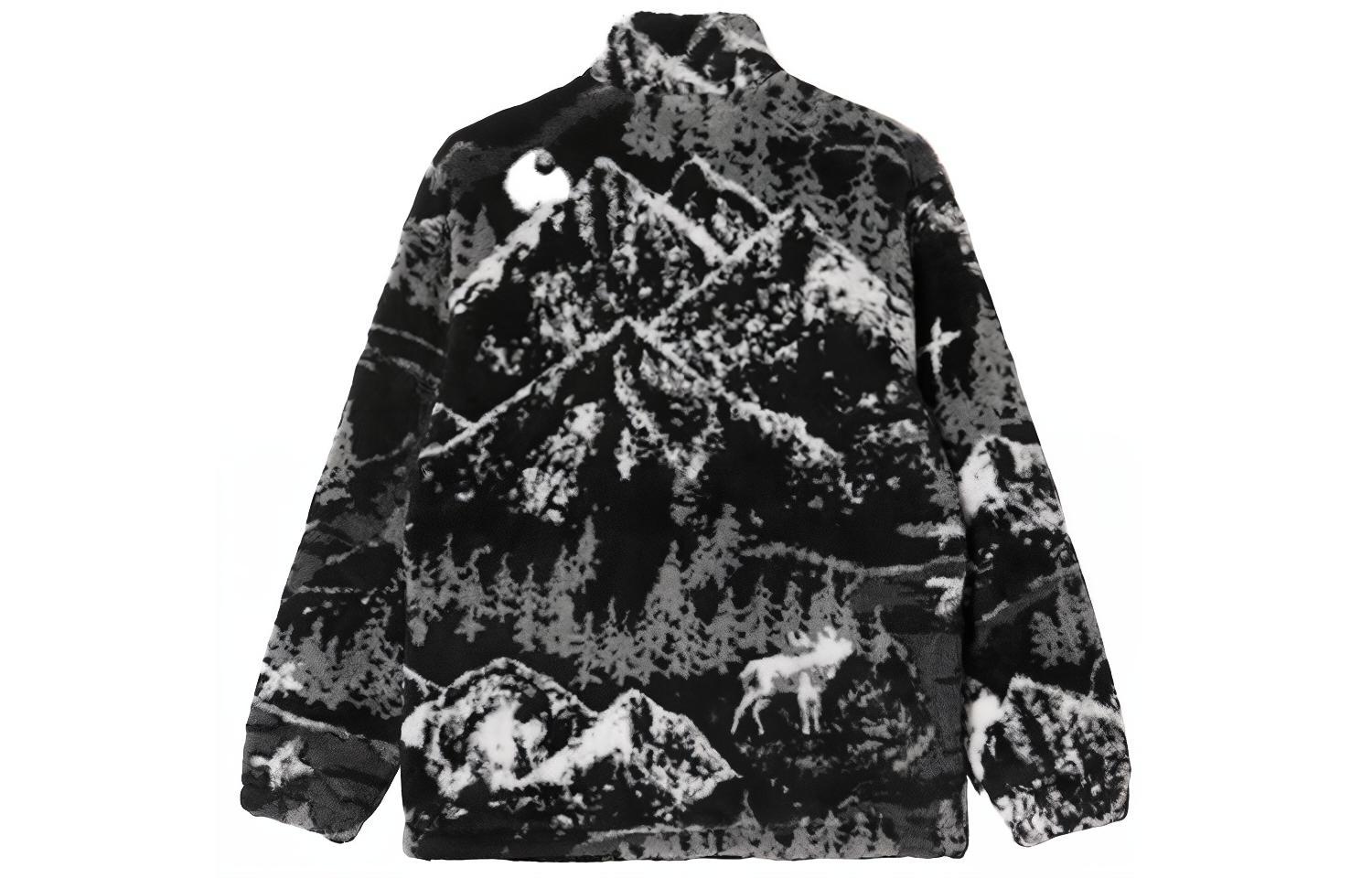 Lookbook Carhartt WIP Plains Liner 黑色抓绒外套 拉链长袖夹克外套 I029457-0HG-XX