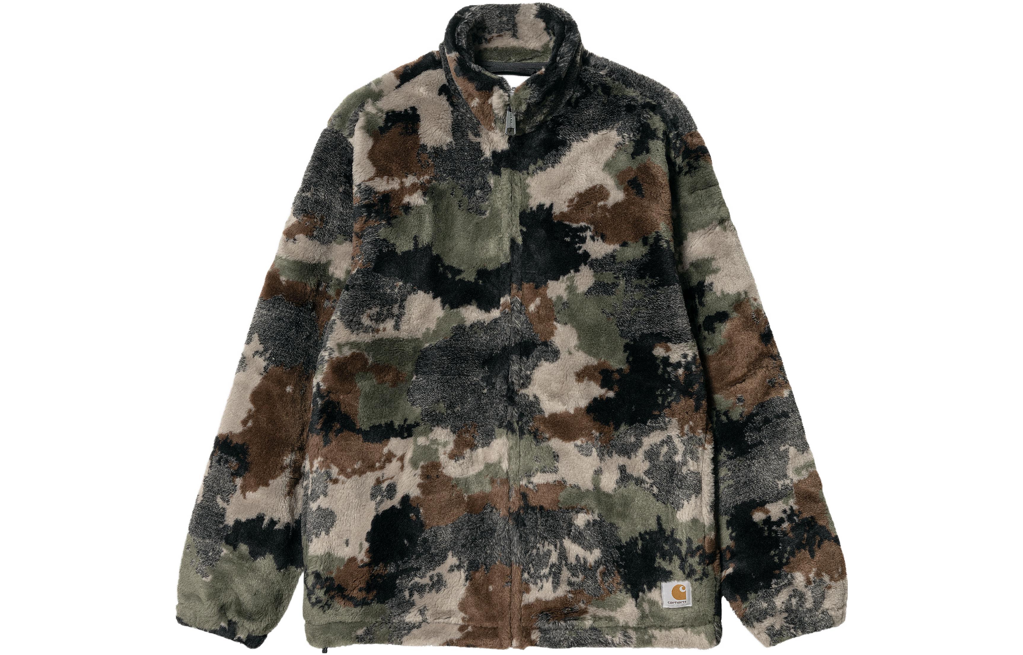 Carhartt WIP Plains Liner Camouflage Zip-Up Jacket Military Green () I030840-10U-XX