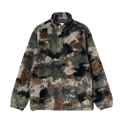 Carhartt WIP Plains Liner Camouflage Zip-Up Jacket Military Green () I030840-10U-XX