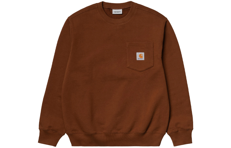Carhartt WIP Pocket Crewneck Sweatshirt Brown () I027681-0E9-00