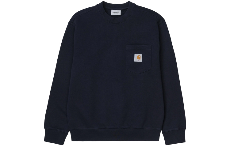 Carhartt WIP Pocket Crewneck Sweatshirt Deep Blue I027681-1C-00