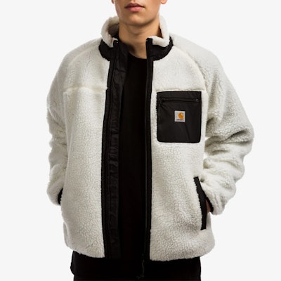 Carhartt WIP Prentis Liner Fleece Jacket Unisex Wax White I025120-D6-00 Details for Carhartt WIP Prentis Liner Fleece Jacket Unisex Wax White I025120-D6-00