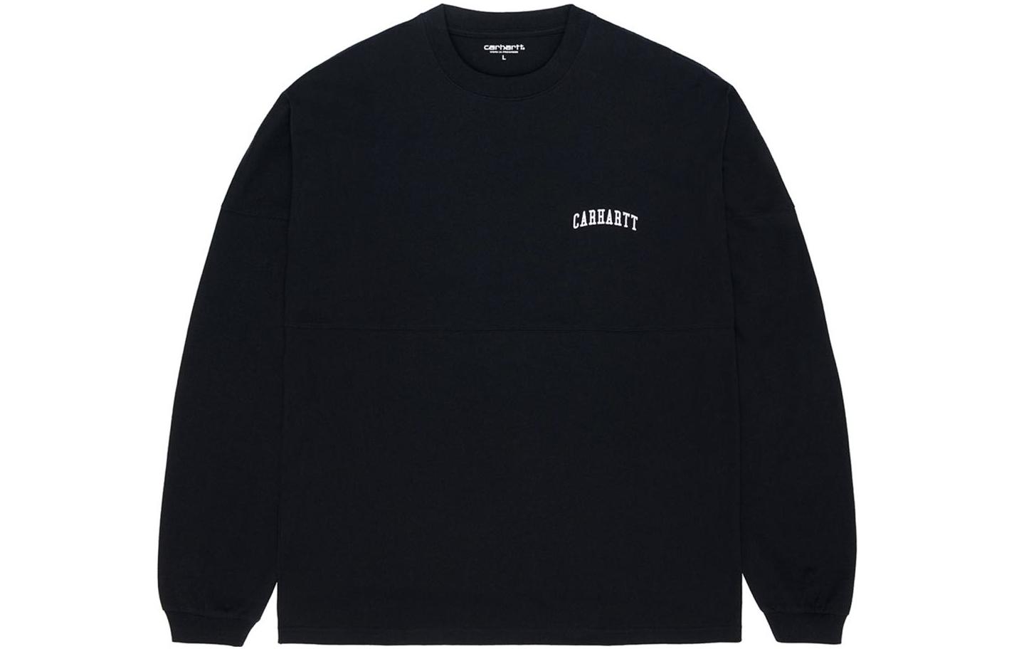 Carhartt WIP Pullover Sweatshirt Mens Black with Embroidered Logo A221031-0099-01