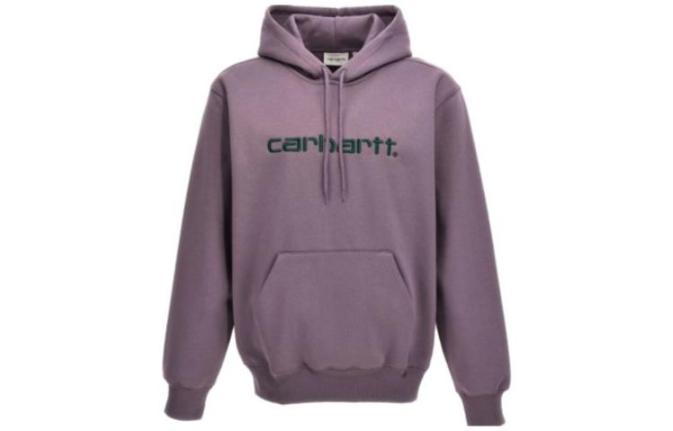 Carhartt WIP Purple Hoodie with Letter Print Design I030547-1TF-XX