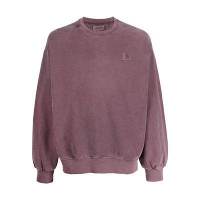 Carhartt WIP Purple Solid Color Crewneck Sweatshirt I02952203-0W8-GD
