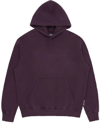 Carhartt WIP Hoodie Ungu Terpakai dengan Logo Sulaman CHXSWA202008F-PPX Buy Carhartt WIP Hoodie Ungu Terpakai dengan Logo Sulaman CHXSWA202008F-PPX