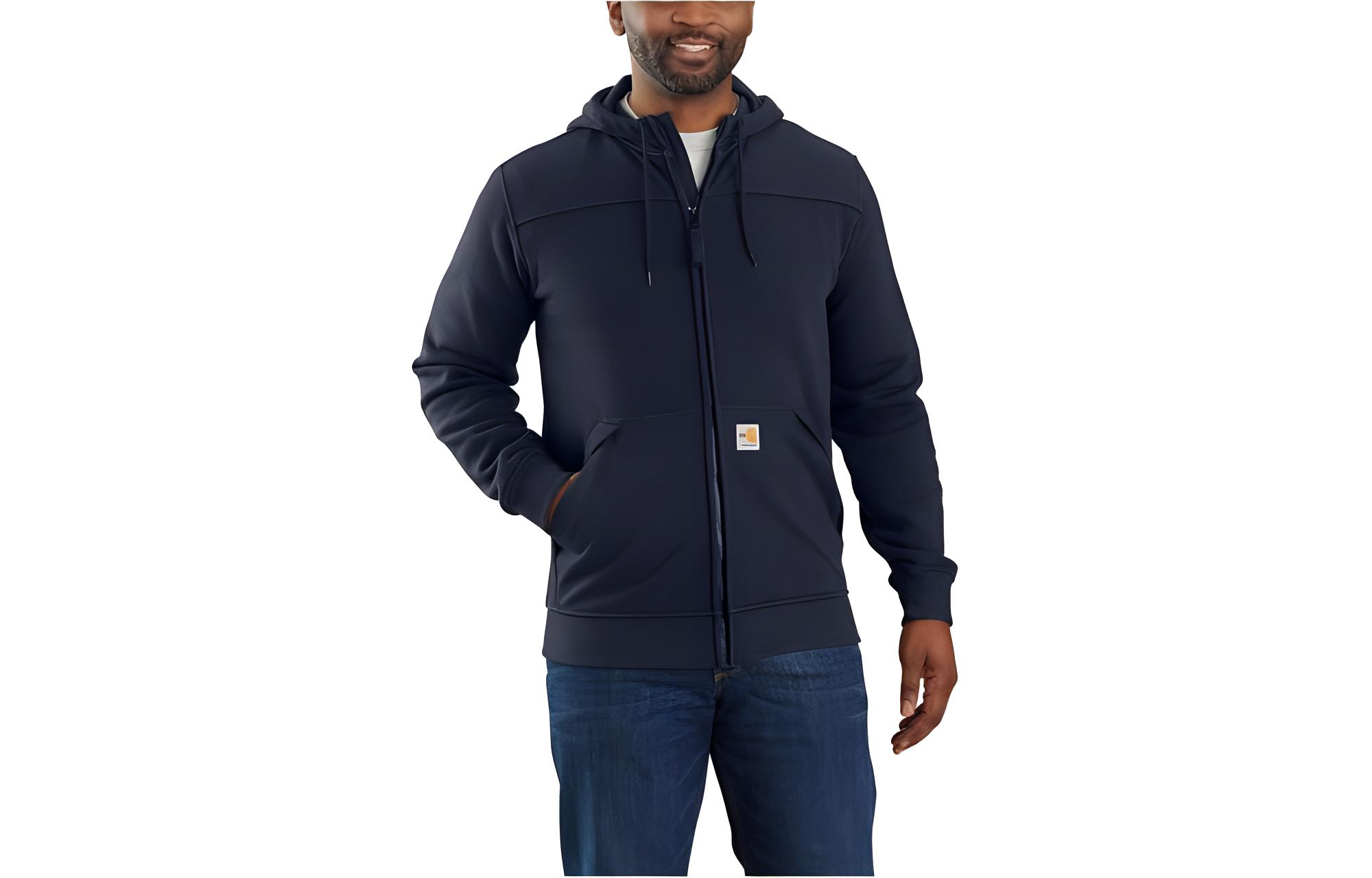 Carhartt WIP Rain Defender Flame-Resistant Fleece Jacket Relaxed Fit Navy 105010