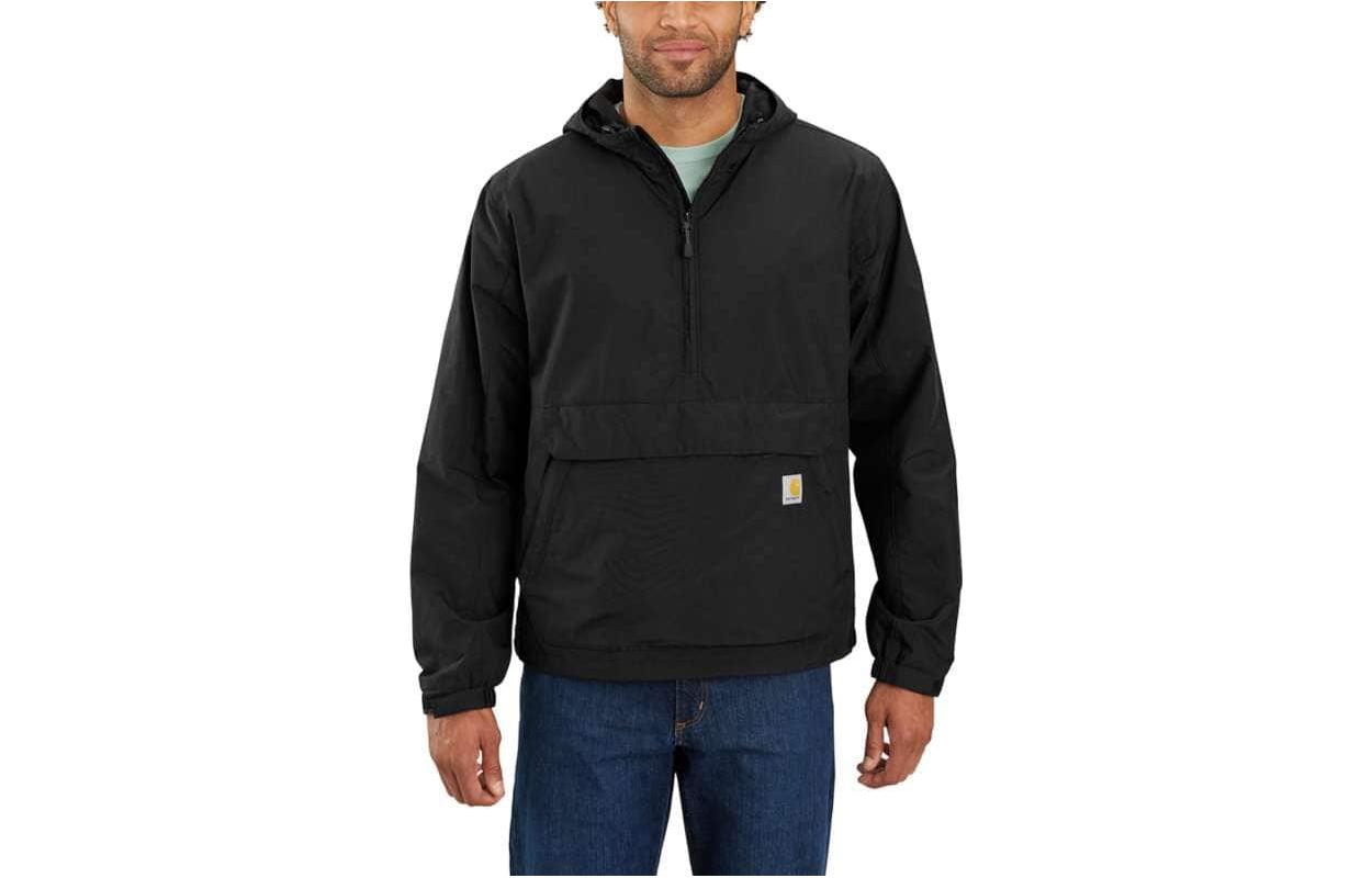 Carhartt WIP Rain Defender Loose Fit Hooded Jacket with Logo Embroidery 105749